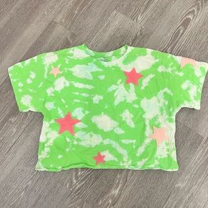 One of a kind, custom tie-dye T-shirt